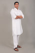 Veshbhoshaa Bluesaanchi Pathani White Color Kurta With Trouser Pant